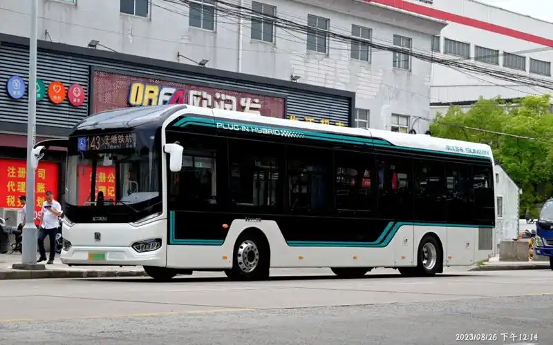 【新车速递】【申沃新混动】上海公交巴士二公司143路swb6129chev01g