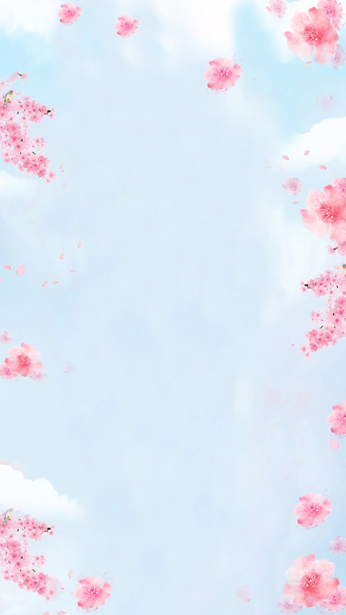 唯美小清新h5背景图片