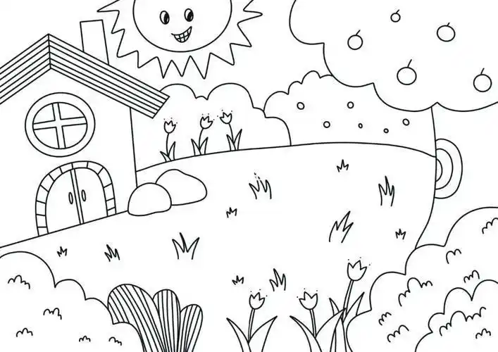 场景图简笔画简单