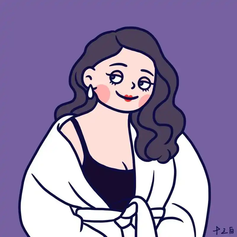 很优雅.95 可爱胖女人小头像.