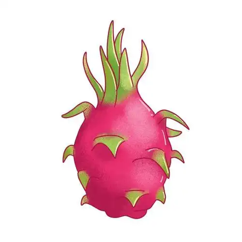 图文旺仔教你一招如何充分利用火龙果皮做好看撞奶