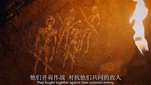 龙晶洞穴壁画目前的剧情已经到了夜王摧毁了长城,率领异鬼大军大举