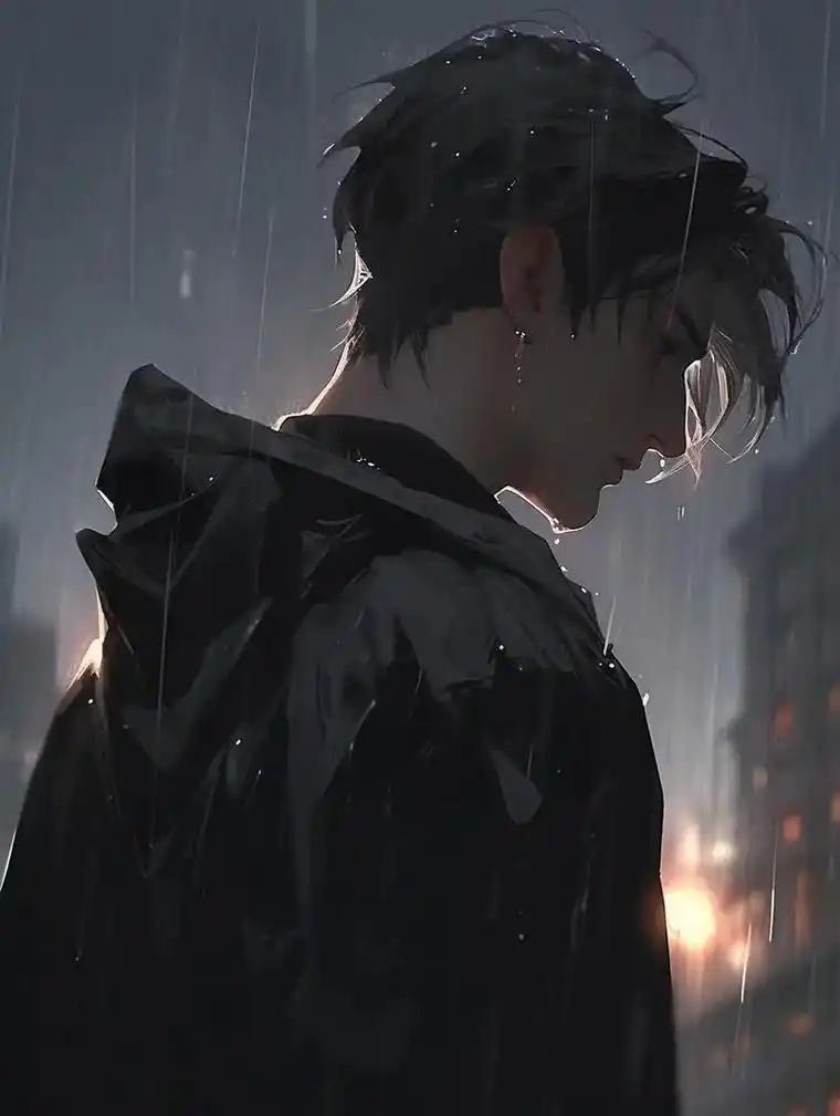 雨天气质忧郁男 高品质头像.#优质头像 #孤独感拉满的头像  - 抖音