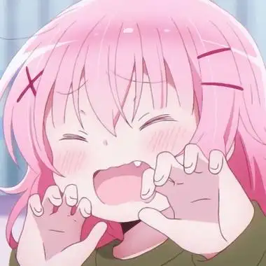 qq头像女生可爱粉色系动漫可爱动漫头像女呆萌粉色