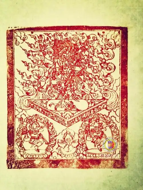 狮面空行母是一个非常殊胜的本尊.藏传佛教.