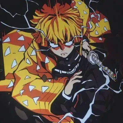 「我妻善逸」最帅拔刀高清头像《鬼灭之刃》