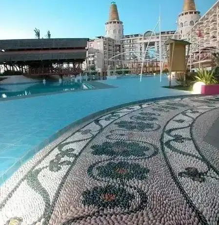 鹅卵石的美景来源铺设工艺