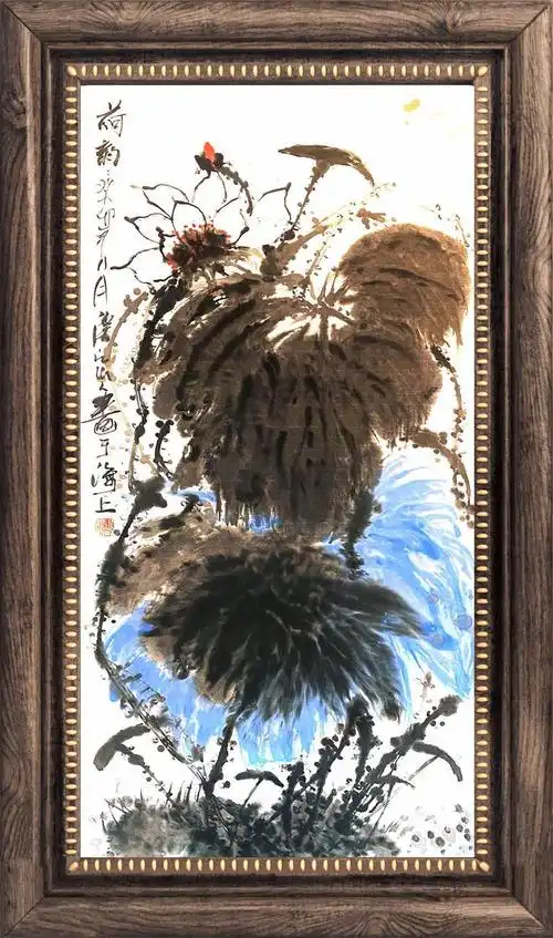 当代著名画家朱祖国作品赏析:笔墨高妙 融古出新|国画|水墨|指墨画|艺