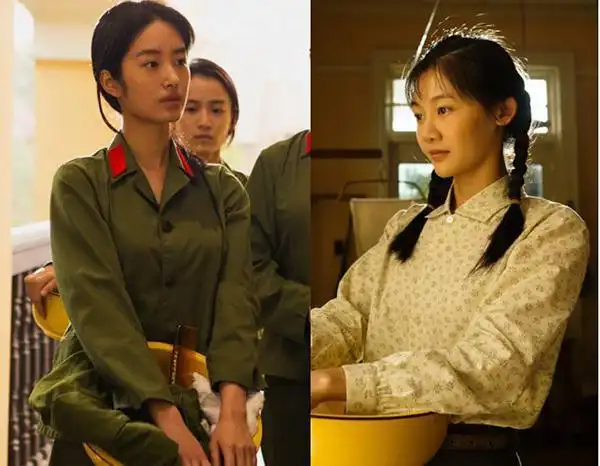 杨采钰能扮演《芳华》中的林丁丁,多亏了这道颜值"沟"