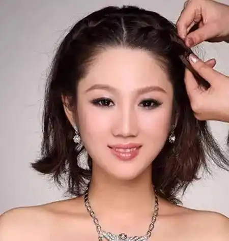 浪漫的韩式新娘编发,做优雅气质女人!