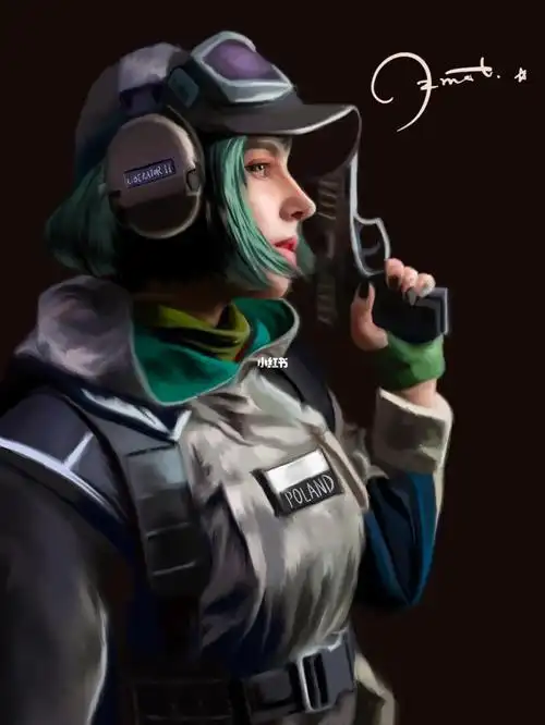 绘画日常  #procreate绘画  #厚涂  #彩虹六号  #r6