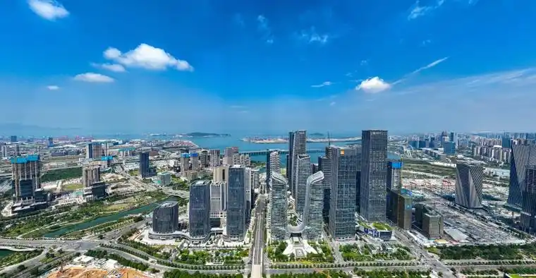 2022年,前海深港现代服务业合作区航拍新图.(图片来源:南方日报社).