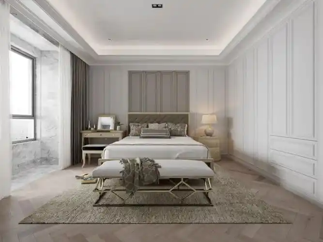 极简轻奢风格装修效果图