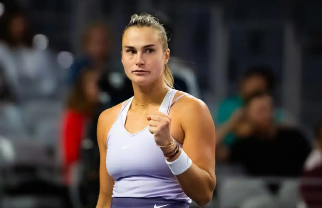 身材高大健壮的白俄罗斯网球运动员阿丽娜·萨巴伦卡