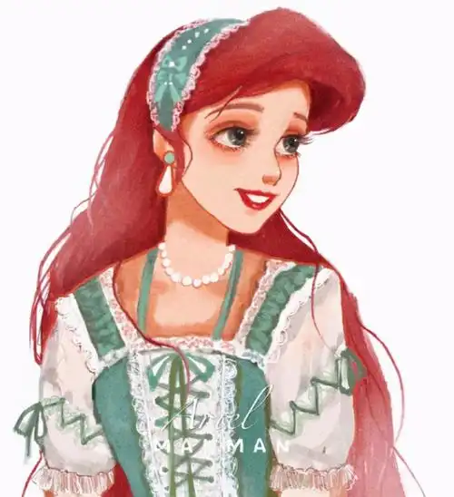 当迪士尼公主穿上lolita,白雪公主秒变t台模特,艾莎变成洋娃娃