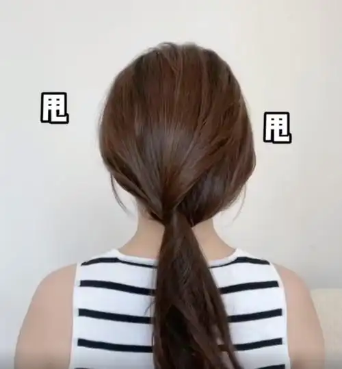 怎么绑女生方法图解5种免橡筋绑头发大法