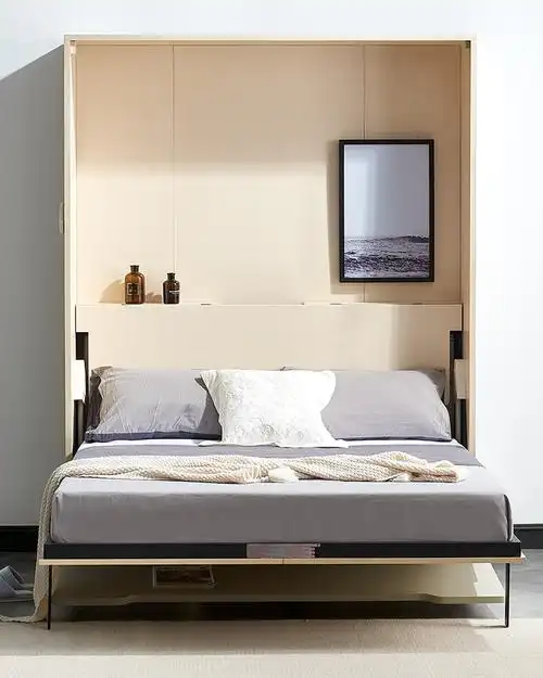 电动壁床隐形床小户型隐形折叠床柜客厅书桌隐藏床隐形床五金配件