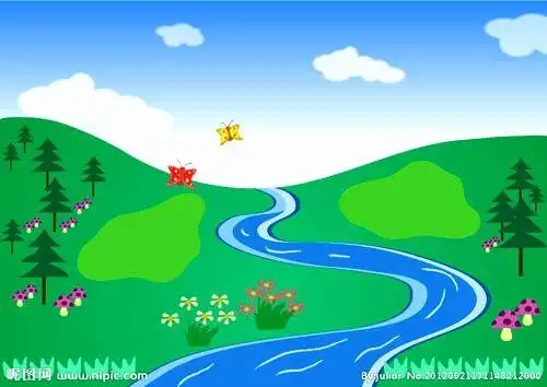 小河流水梦悠悠 文/心若在梦就在