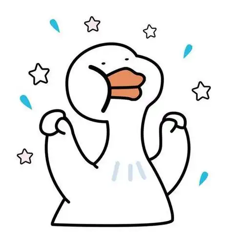 简笔画鸭子表情包