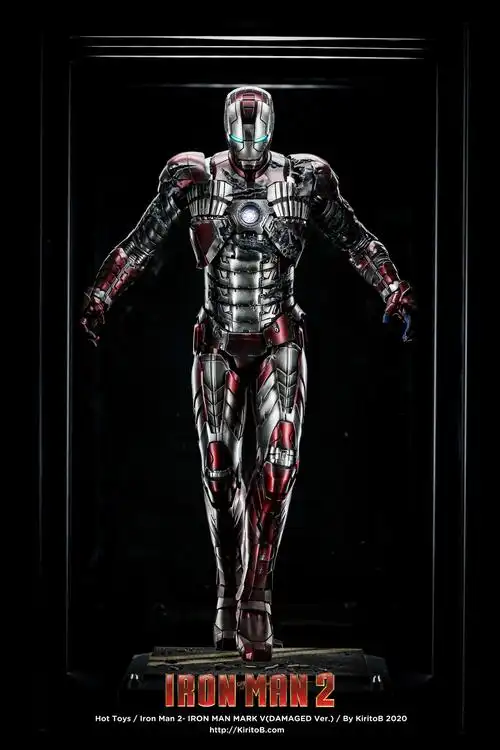 【模玩摄影】全网最还原的ht战损钢铁侠mk5