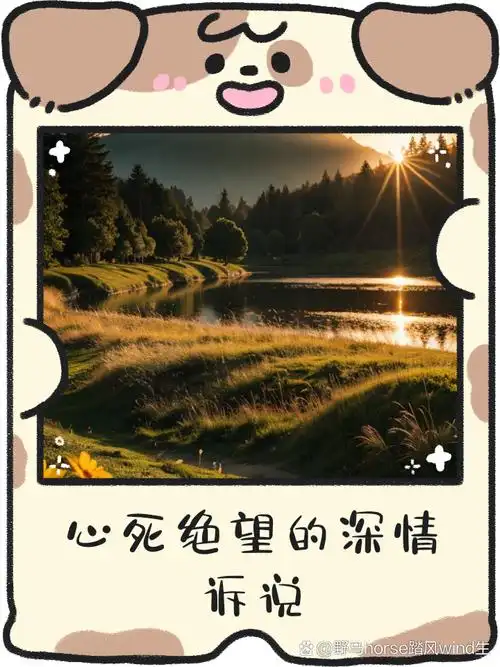 心死绝望的深情诉说