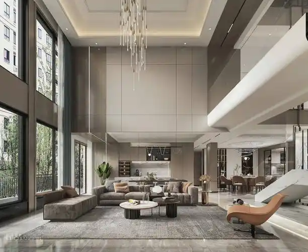 贵阳宇虹万花城,300平米顶楼复式装修设计案例!