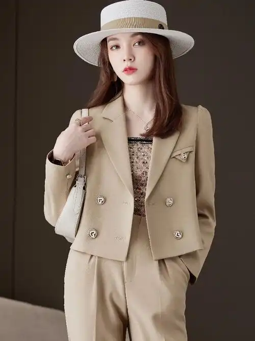 短装小西装外套女
