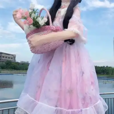 qq头像下半身裙子仙气高清不露脸的唯美仙气纱裙头像图片