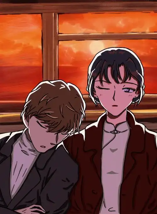 柯南  #名侦探柯南  #柯南画风  #白马探  #柯南梦女  #梦女  #柯南