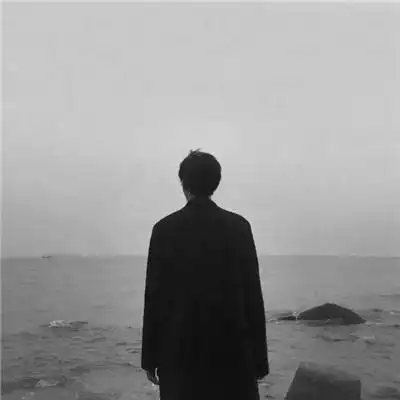 黑白头像深情男生霸气冷酷图片