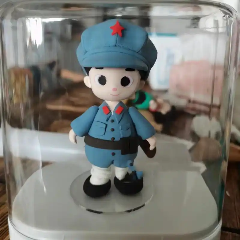 超轻粘土手工——八路军 军人果然是最可爱的人,可可爱爱的八路军96