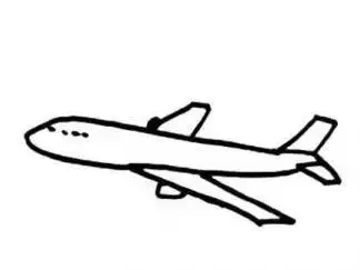 客机c919图片_简笔画图片_少儿图库_儿童资源网