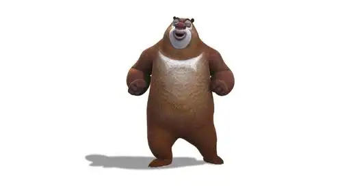 熊出没-熊大ppt图片素材模板(免抠图png)_word文档