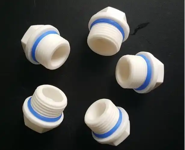 ppr4分外丝堵头20 25 6分丝堵ppr外牙塑料管堵管帽水管配件带皮圈