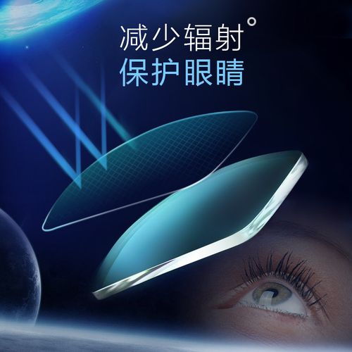 【定制片】明月1.71防蓝光镜片变色pmc高度数散光近视眼镜片 2片