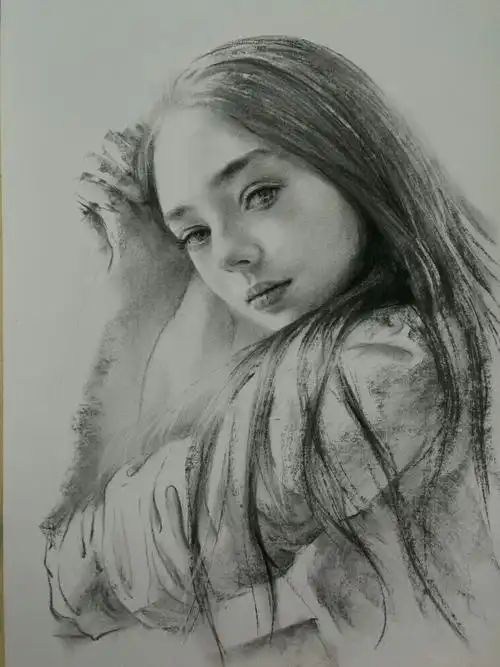 人物素描——《少女》