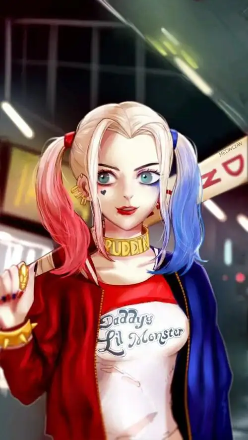 小丑女动漫版图片