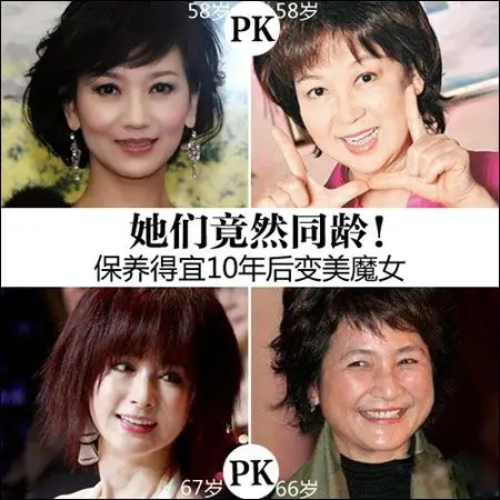 赵雅芝和朱咪咪是同龄人?潘迎紫比郑佩佩还年长一岁?