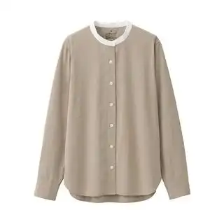 muji 无印良品 女式立领衬衫 bcb14c1a【报价 价格 评测 怎么样】 -什