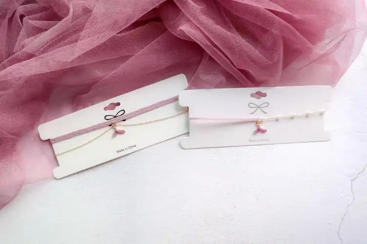 新款日韩饰品少女紫色人鱼姬尾巴吊坠颈链choker项圈锁骨链项链女