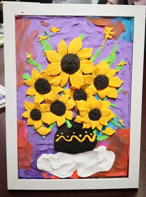 创意粘土画制作培训(中国能建天津电建三八系列活动之一)