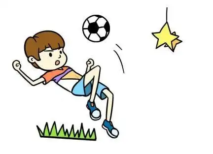 关于足球运动会的漫画简笔画集