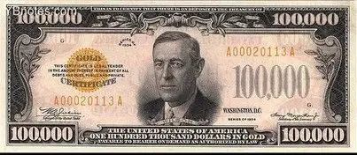 100000美元