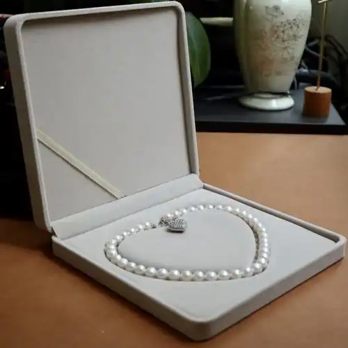 爱心鸡心珍珠项链盒 项链套装通用礼盒