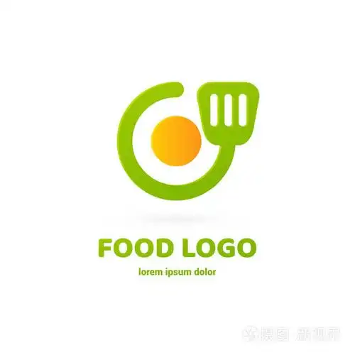 矢量设计烹饪 logo.食品象形文字, 烹饪抽象图标