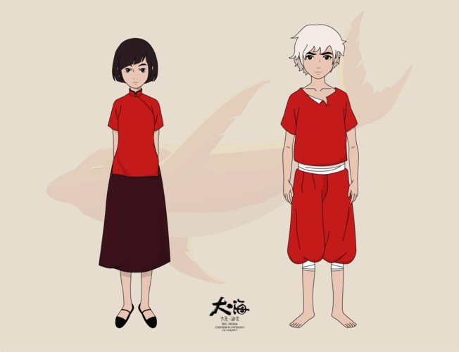 大鱼海棠～看了后,画的头像