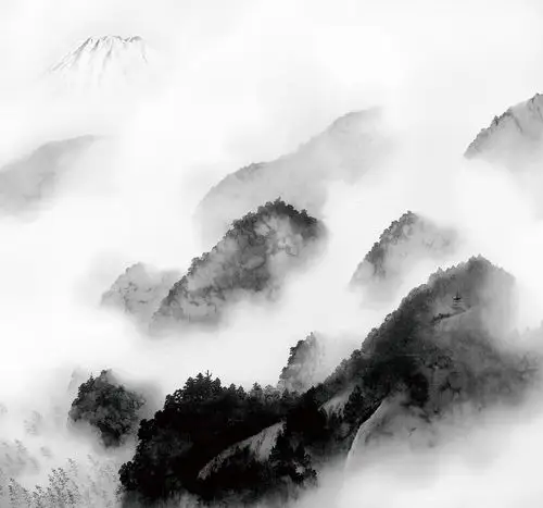 a052905意境水墨 - 中国壁画网-壁画_电视背景墙_沙发背景墙_壁画素材