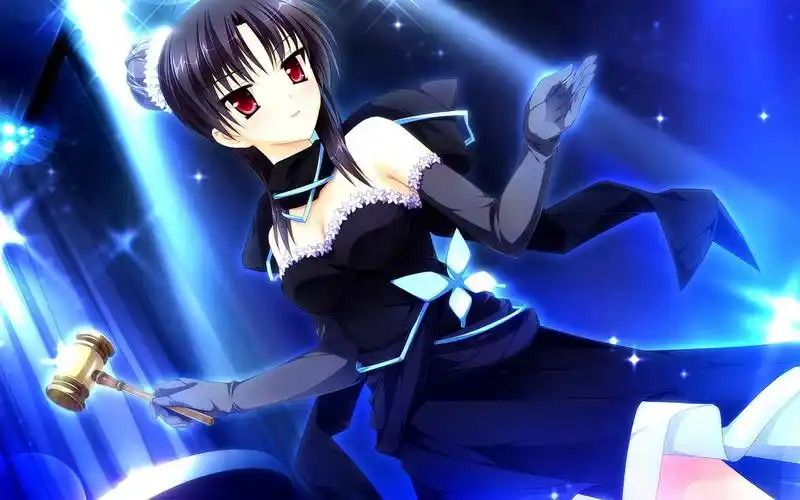 动漫性感撩人美女插画桌面壁纸