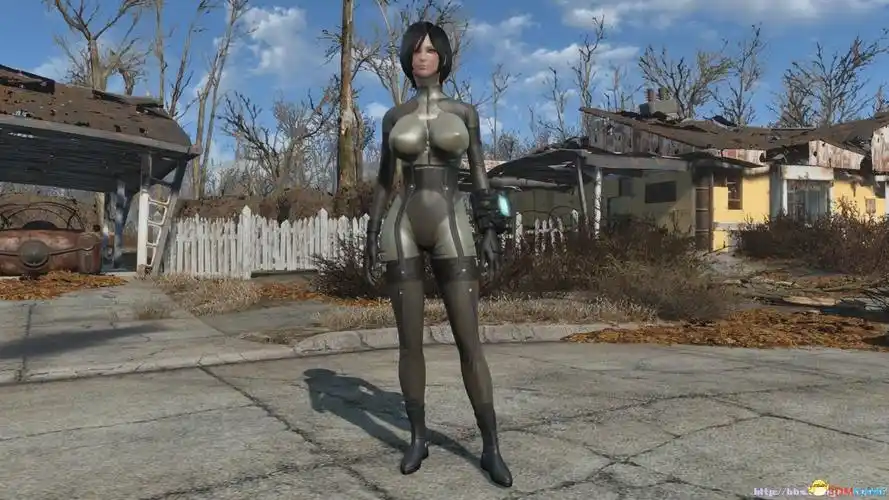 辐射4精致紧身衣mod合金装备4紧身衣mod自动隐身