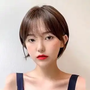 假发女超短发圆脸波波头网红时尚自然挂耳式短发造型全头套假发套